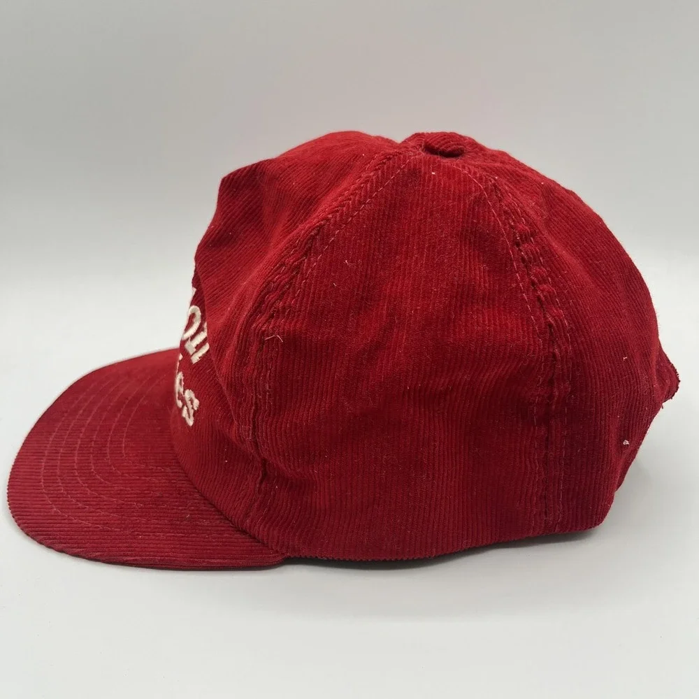 Winston Cup Series Hat Strohm Cap‎ Snap Corduroy Cigarettes USA NASCAR Vintage